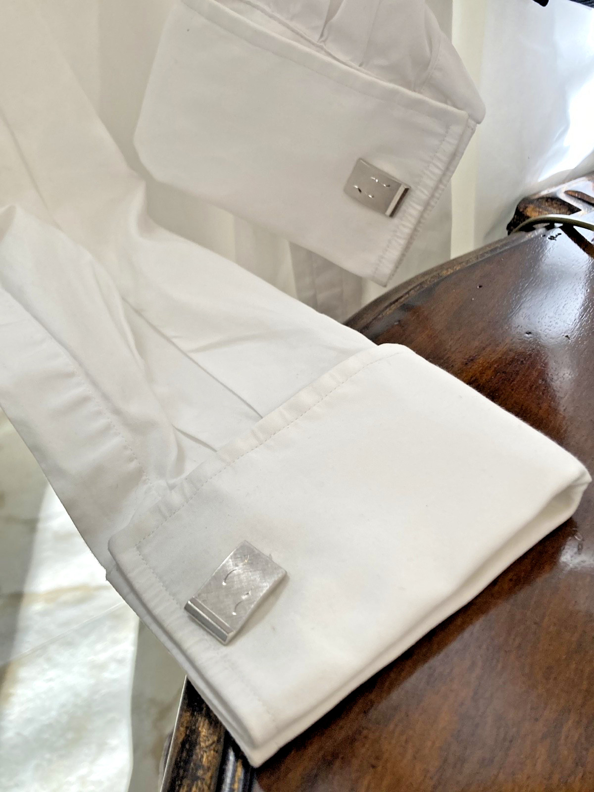 Vintage Swank Silver-Filled Rectangular Cufflinks… - image 14