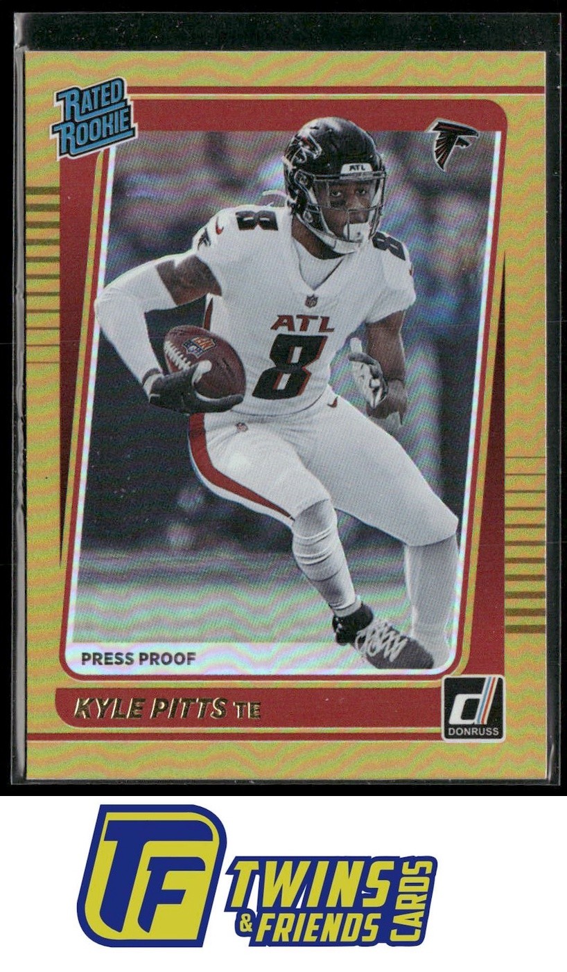 2021 Donruss #260 Kyle Pitts Press Proof Premium