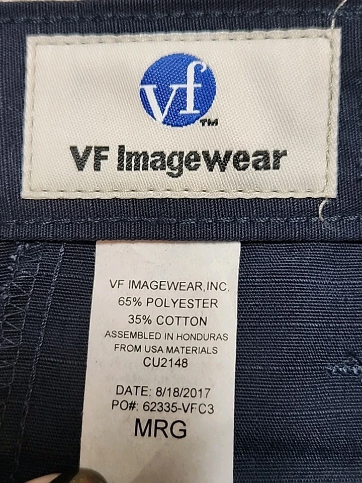 VF IMAGEWEAR Uniforme táctico Pantalones cargo azul marino 34x33 Ripstop real Foto 3 de 4