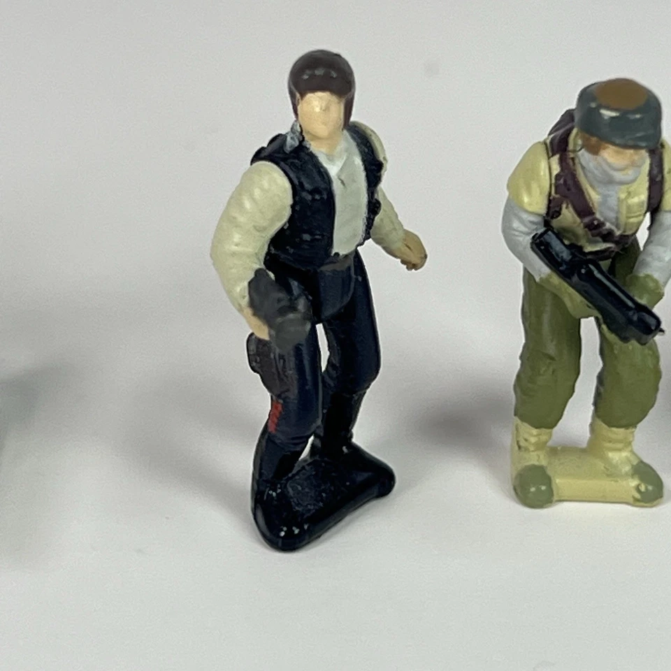 Star Wars Micro Máquinas Figuras Han Solo, C-3PO, Obi Wan, Ewok, X-Wing Lote de 8 Foto 4 de 4