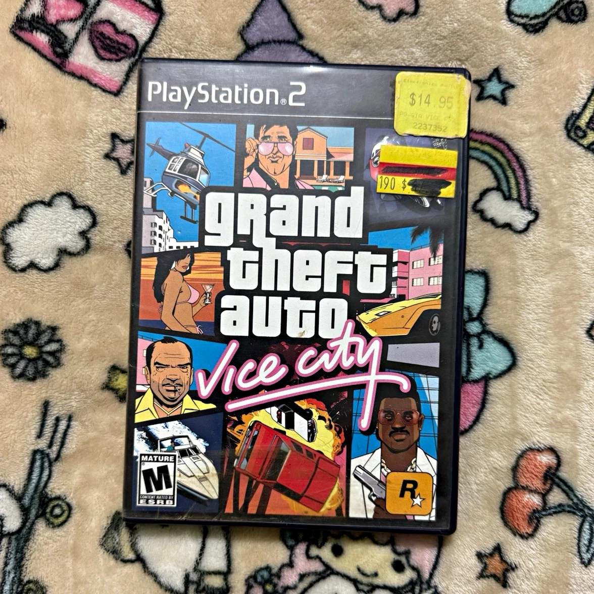 Rockstar Games Grand Theft Auto: Vice City (GTA Series) PS2 Manual Included M