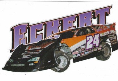 Vintage Rick Eckert #24 J&K Salvage Decal RE