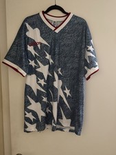 USMNT United States USA 2026 Adidas Denim Graphic Jersey Shirt Soccer KB2726 2XL