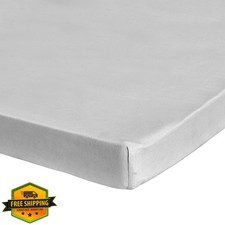 Abstract Mini Crib Sheet Solid Gray 24"x38"