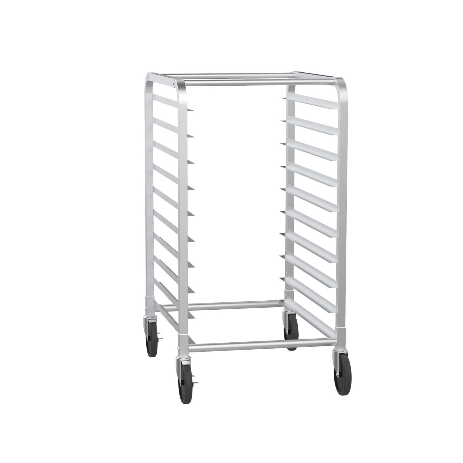 VINGLI 10-Tier Bakery Rack Commercial Stainless Steel Bun Pan Sheet Rack with...