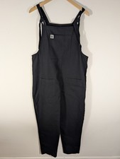 Lucy & Yak Original Black Cotton Dungarees – UK 14 – BNWT