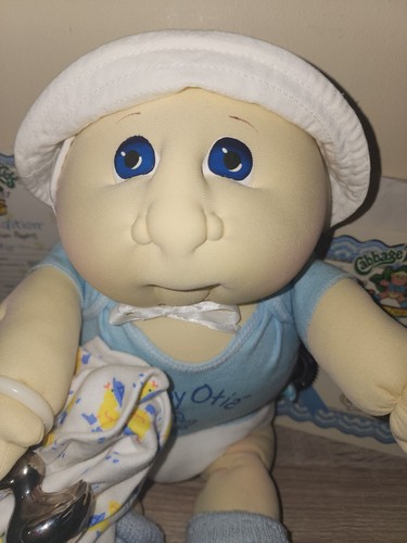 Soft Sculpture Cabbage Patch Kid Nursery Edition Otis Complete Open Certificate - Bild 2 von 20