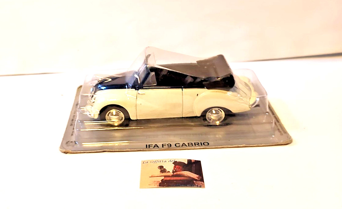 Die-cast Edicola De Agostini IFA F9 Cabrio scala 1:43