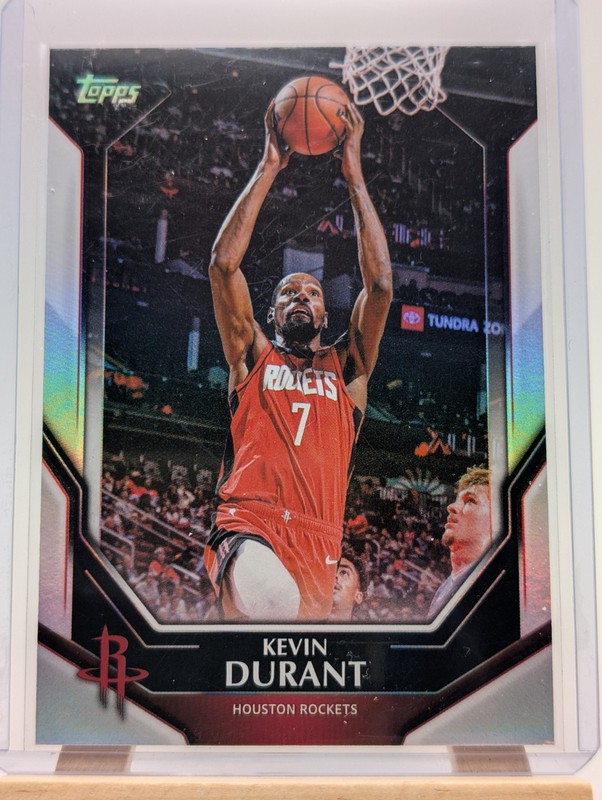 2025-26 Topps Kevin Durant NBA-10 Holofoil Houston Rockets Basketball Card