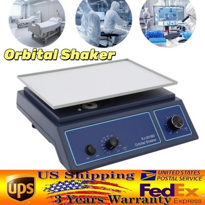 110V Adjustable Orbital Shaker Lab Mixer 0 210 RPM 1 kg Capacity Blue