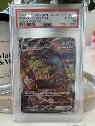 PSA 10 Umbreon VMAX s8b RRR 101/184 VMAX Climax Japanese Pokemon Graded [330]