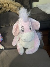 Disney Store Spring Pastel Blue 10" Winnie the Pooh Eeyore Plush