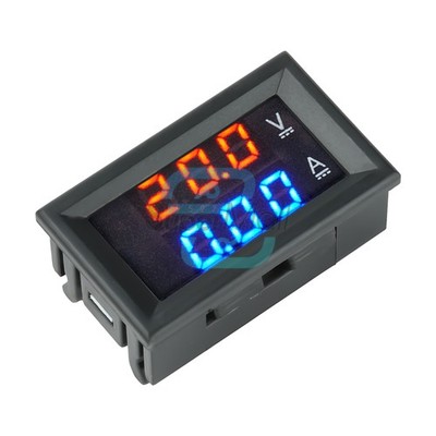 DC4-28V 0.28'' Voltmeter Ammeter LED Dual-Display Voltage Current Meter DC 0-100V