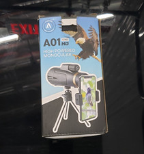 AYRAVIIO 12 60 Monocular Telescope with Smartphone Holder  Tripod New