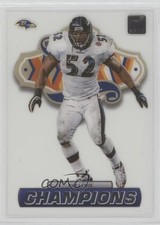 2022 Panini Clearly Donruss Clearly Champions Ray Lewis #CC-8 HOF 3hd