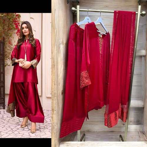 Farshi Salwar Suit Pakistani Eid Party Wear Wedding Salwar Kameez Shalwar Suit