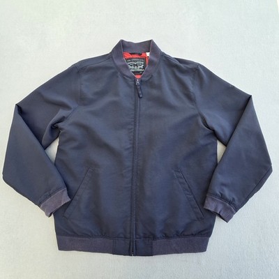 Levis Strauss und Co Levi's Bomberjacke Herren Large Blau Full Zip