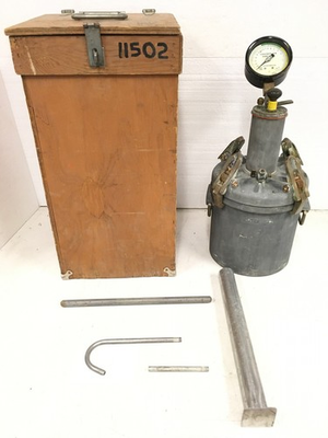 #ad Concrete Specialties Type B Air Meter Pressure Unit w Wooden CaseTubes FREESHIP $484.99