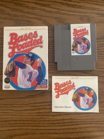 NES Nintendo CIB LOT - Goal, Bases Loaded, Bases Loaded II, Bases Loaded III