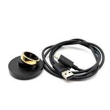 Oura Ring Gen 3 Horizon - Titanium - Size 10 - Gold - HEAVILY SCRATCHED