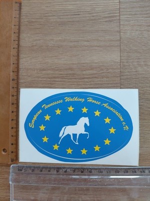 Alter Aufkleber European Tennessee Walking Horse Association E.V.