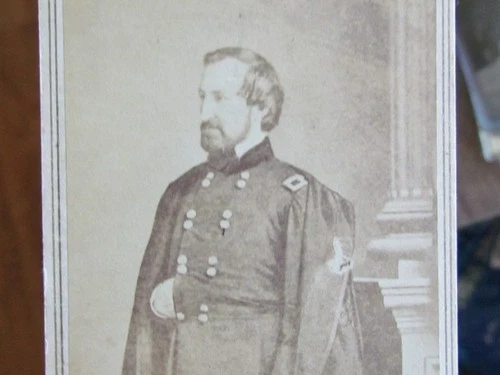 Civil War General William Starke Rosecrans cdv photo by Mathew Brady