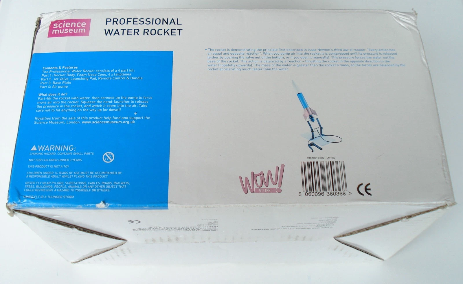 Science Museum Professional Air/Water Rocket. Educational. (age range) 14+