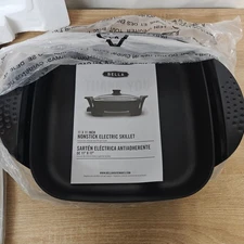 Open Bella 11″ x 11″ Non Stick Electric Skillet Frying Cooking Kitchen Appliance
