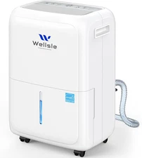 3500 Sq. Ft 2025 Energy Star Dehumidifier for Home & Basement with Drain Hose, L