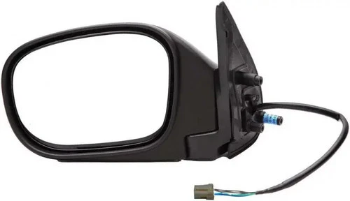 Genuine Dorman Side View Mirror Left Power; Heated; Primed/Black 955-1090