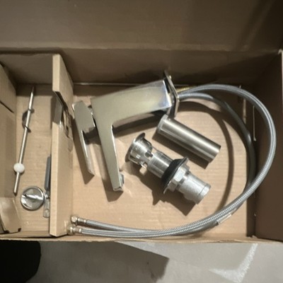 Kohler Chrome Centerset Bathroom Sink Faucet 99760-4-CP-BB with Drain