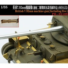 Ametralladora británica Yan modelo PE-35108 1/35 SEGUNDA GUERRA MUNDIAL 7,92 mm (incluye cinco)