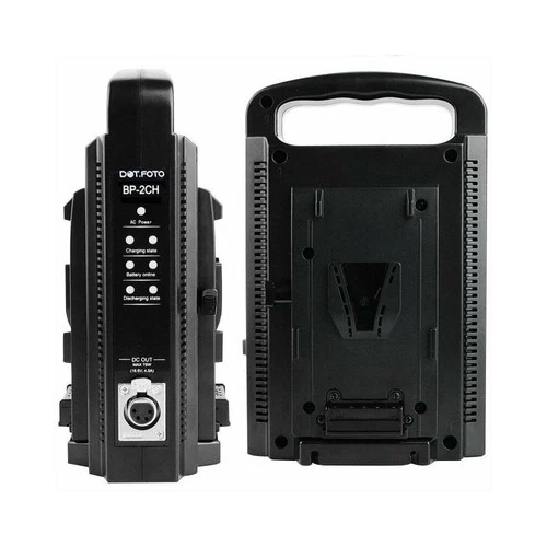 Dual Channel V-Mount/V Lock Battery Charger - DC 16.8V Power Output - BP-2CH