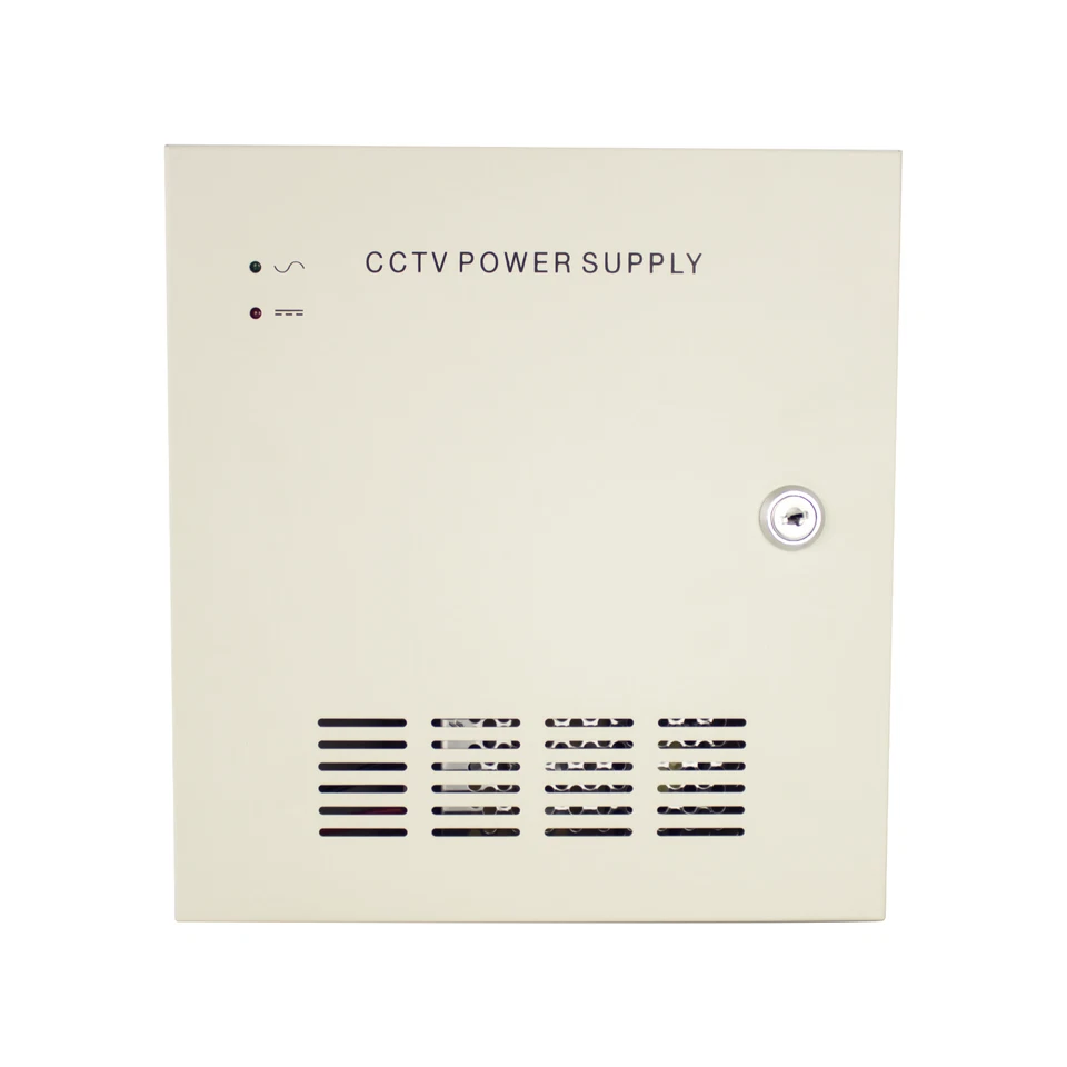 Caja de fuente de alimentación Ultrapoe 9CH DC12V 10A distribución para cámara de seguridad CCTV Foto 4 de 4