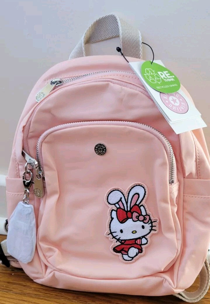 Kipling Hello Kitty Delia Mini Backpack Year of Rabbit Pink