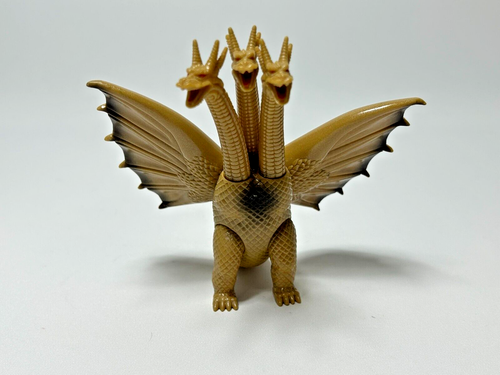 BANDAI 1992 Godzilla King Ghidorah Mini Sofubi Kaiju Vinyl Figure Set of 7 - Picture 5 of 23