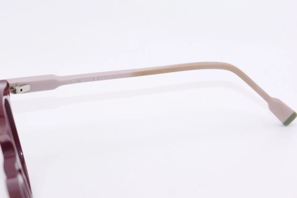 ANNE ET VALENTIN EMAKI I  -42[]21-150 Maroon/Pink 21A19 Eyeglass Frames-FRANCE - Image 3 of 4