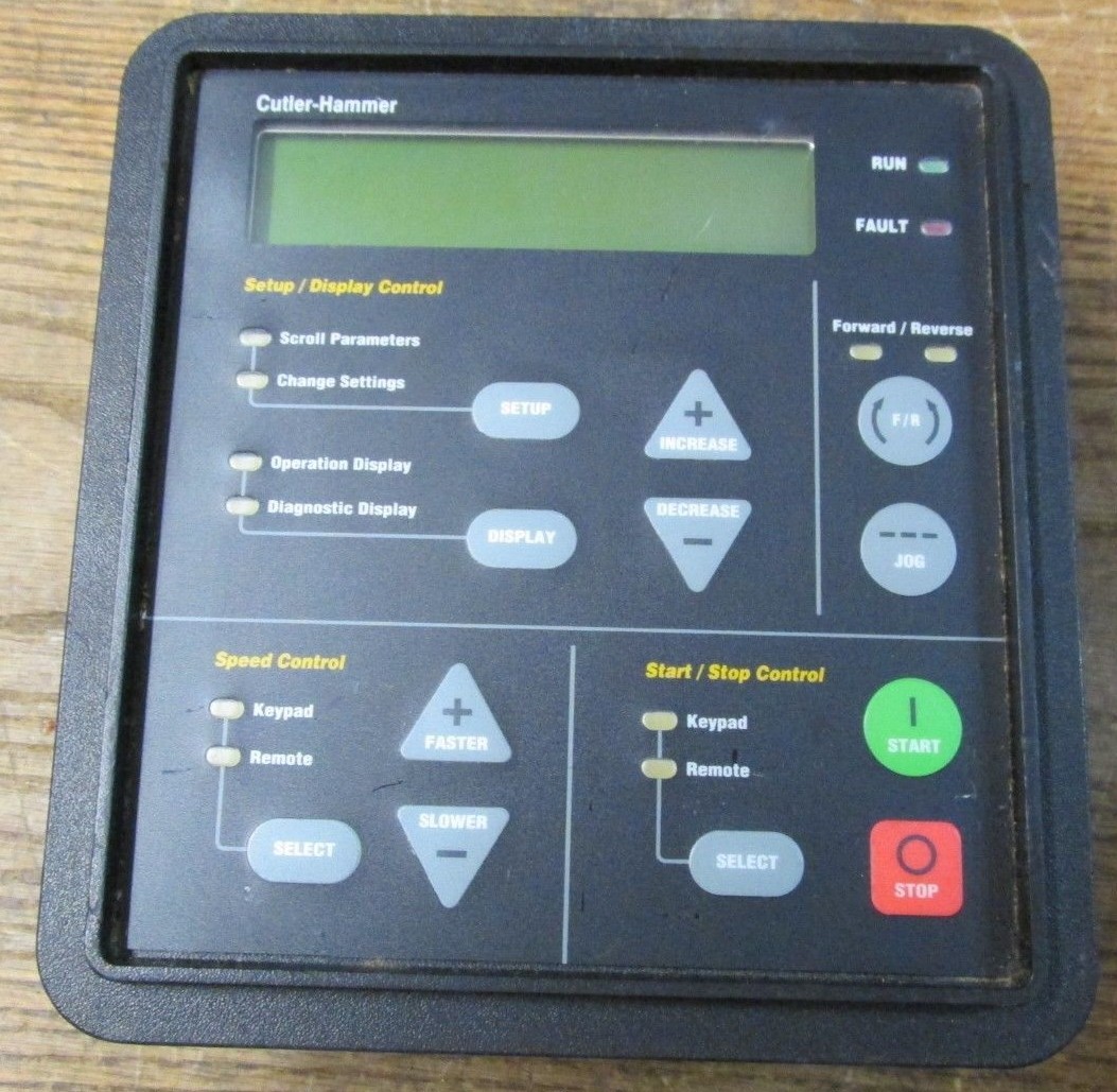Cutler Hammer Control Operator Panel Board AF95 Keypad VFD 1510863A