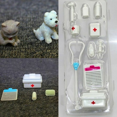 Set of 14pcs Medical Equipment Doctor Nurse Tools Toys Barbie Doll Accessor - Picture 4 of 5
