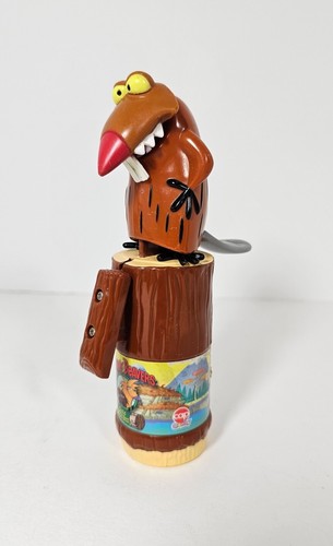90s Angry Beavers Daggett Doofus Dag Beaver Giggle Stick Wonka Candy Dispenser - Picture 2 of 10