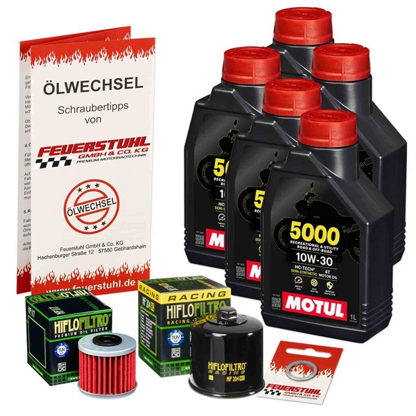 Honda Crf 1000 L Africa Twin Dct (SD06) 17-19, Motul 10W30 ÖL + Racing ÖLfilter-image