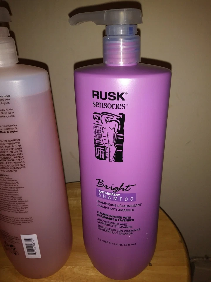 Rusk Sensories Bright Shampoo & Pure Color Protect Mandarin Jasmine Lot Of 2 New - Image 4 of 4