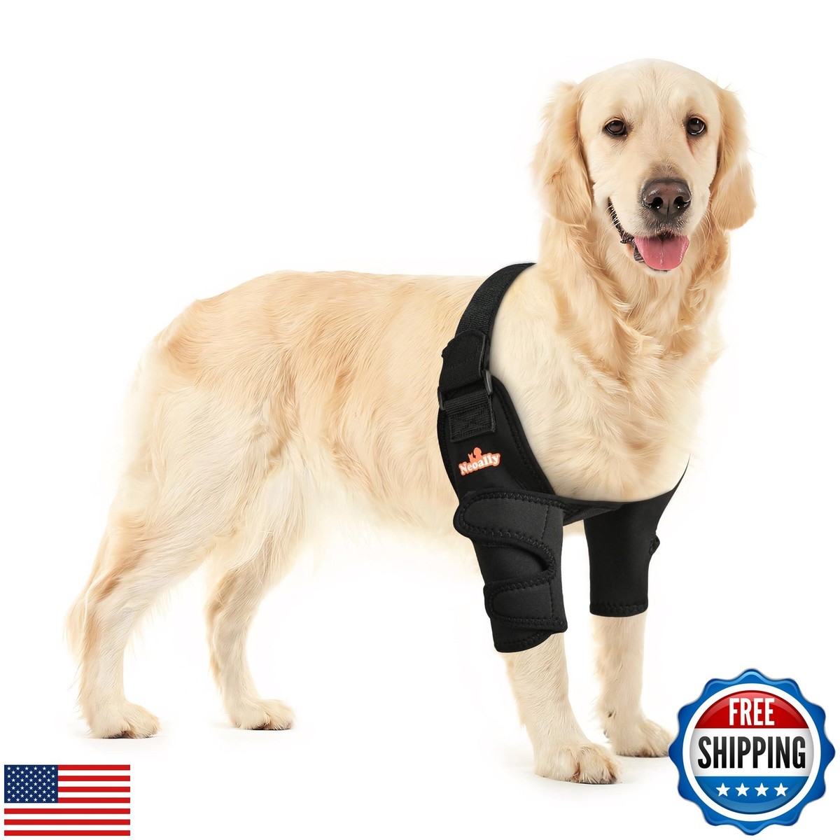 NeoAlly Dog Elbow Brace Protector Pads for Canine Elbow and