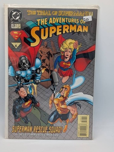 Adventures of Superman 529 The Trial of Superman! 1995 DC Comic 