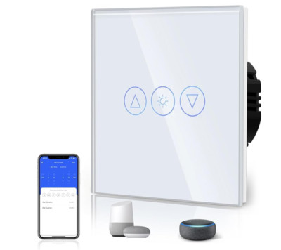 WLAN Dimmbarer Smart Lichtschalter - Weißes Glas
