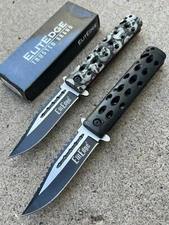 (WHOLESALE LOT x 12) ElitEdge Rescue Folder Spring Assisted Pocket Knife - 007