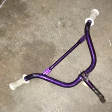 Purple 21" BMX Handlebars and Goose Neck Riser Stem webco redline GT mongoose