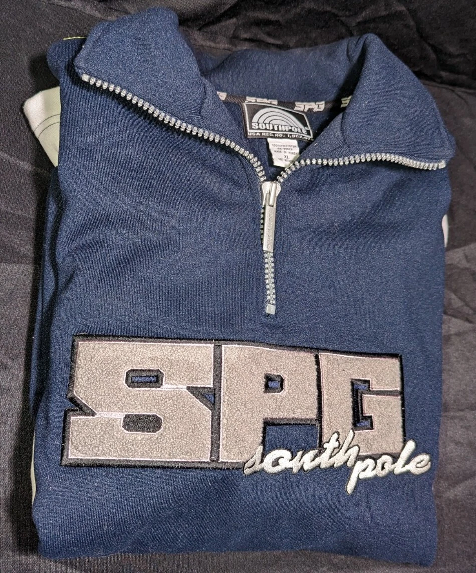 Rare Men s XL Vintage South Pole Zip Up Sweatshirt