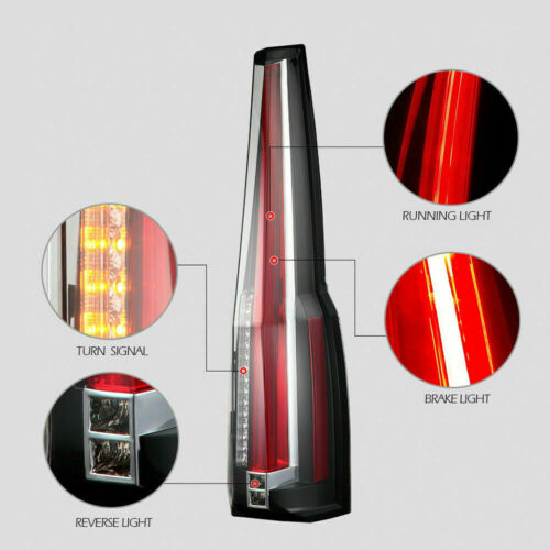 VLAND For 2015-2020 GMC Yukon Cadillac Escalade Style Tail Lights Rear Lamps Set - Picture 4 of 13