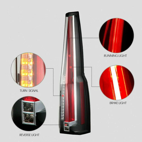 VLAND For 2015-2020 GMC Yukon Cadillac (Escalade Style) Tail Lights Rear Lamps - Picture 8 of 10
